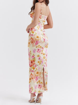 Josefina Ivory Floral Maxi Dress
