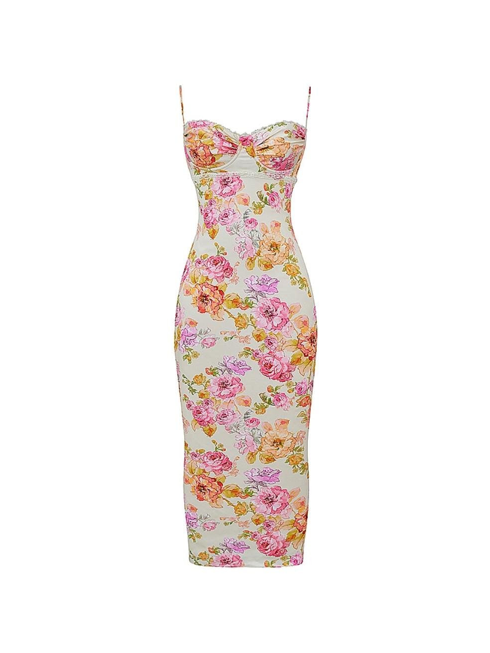 Josefina Ivory Floral Maxi Dress