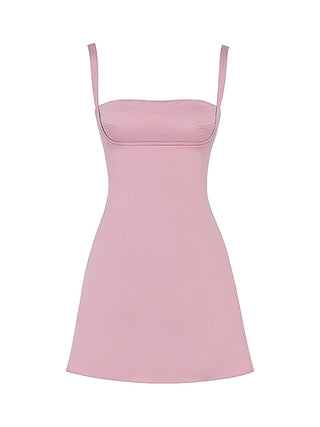 Kara Pink Quarts Mini Dress