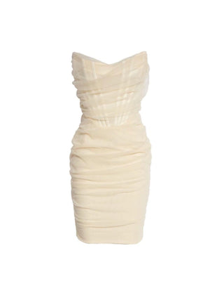 Leila Dress in Ivory