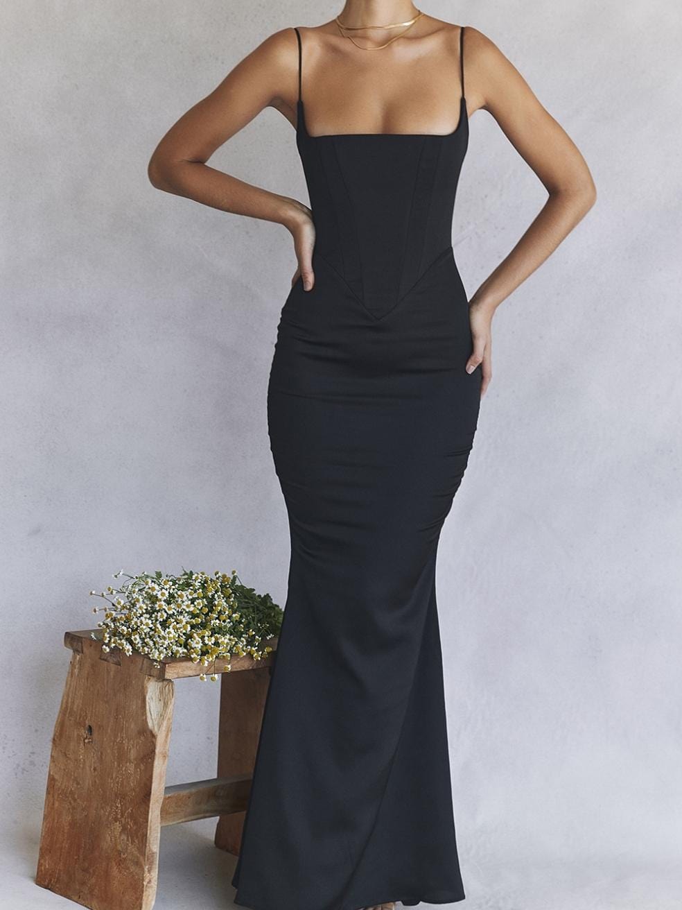 Olivette Dress in Black