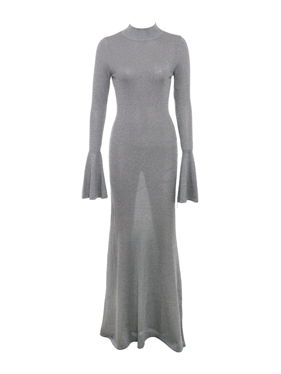 Sancha Steel Metallic Maxi Dress