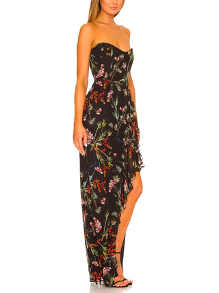 Baby Cakes Gown in Black Floral