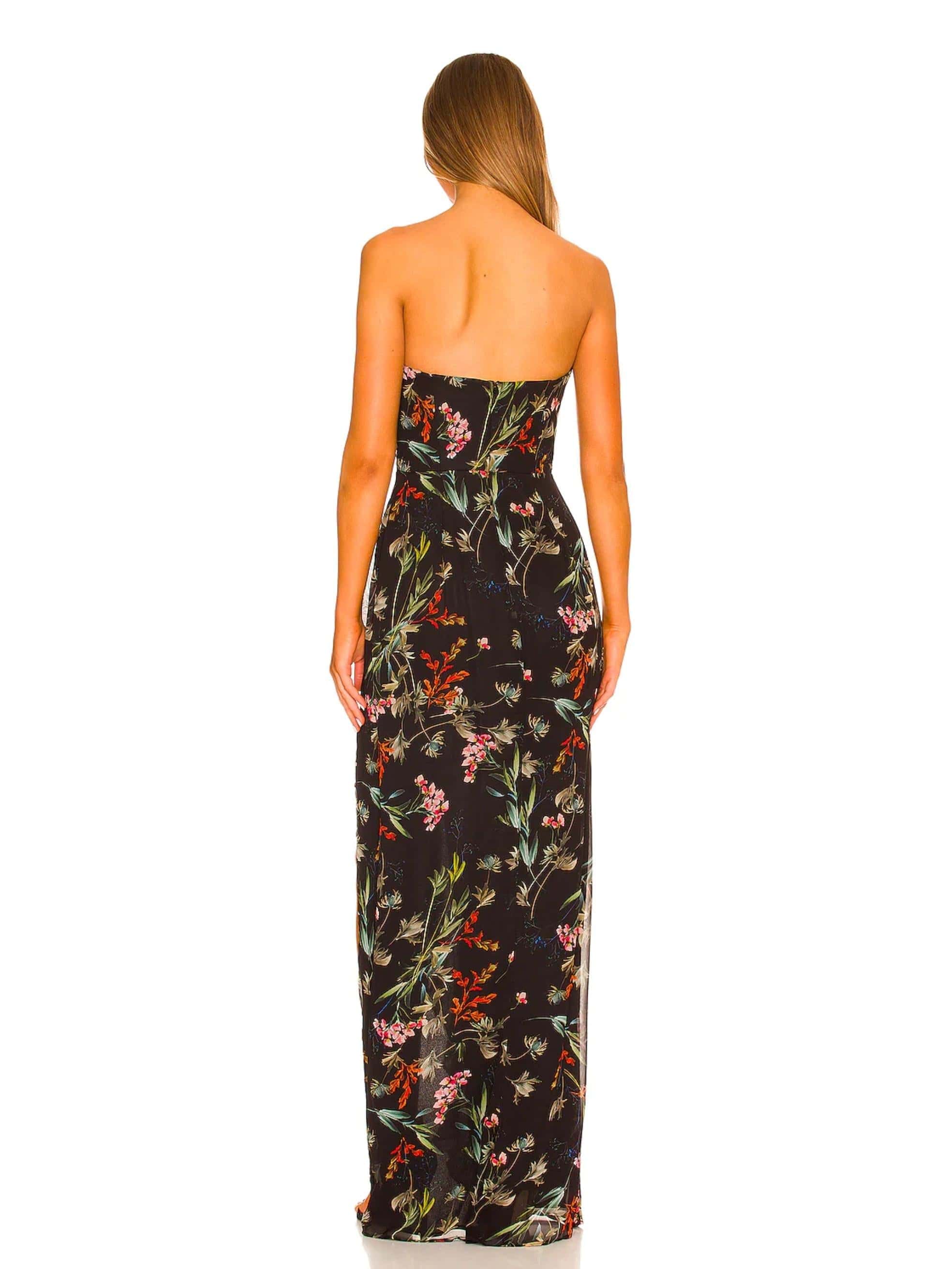 Baby Cakes Gown in Black Floral