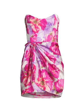 Electra Dress in Magenta Poppy