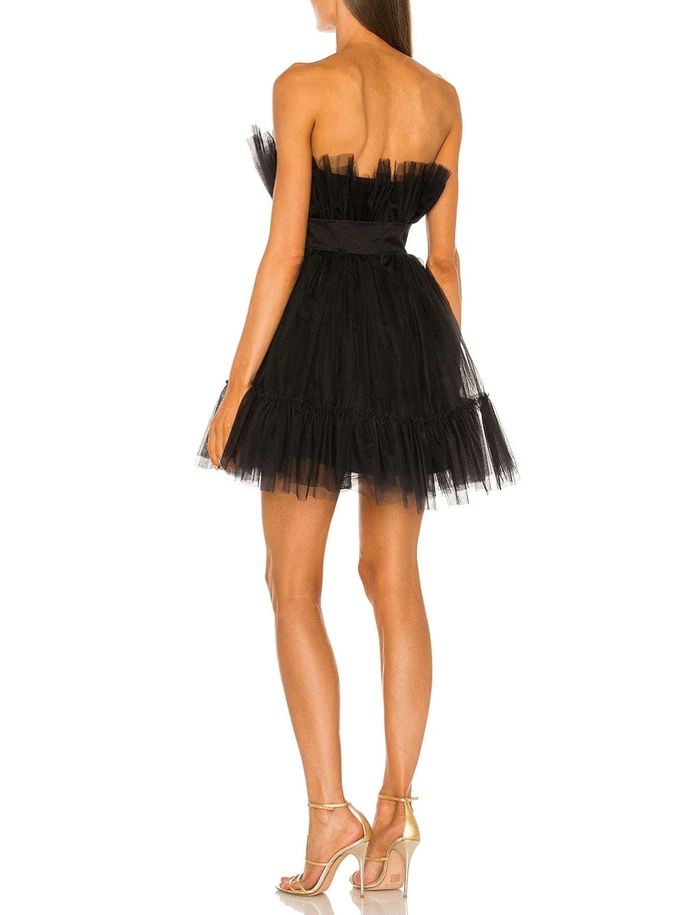 Ella Dress in Black Tulle