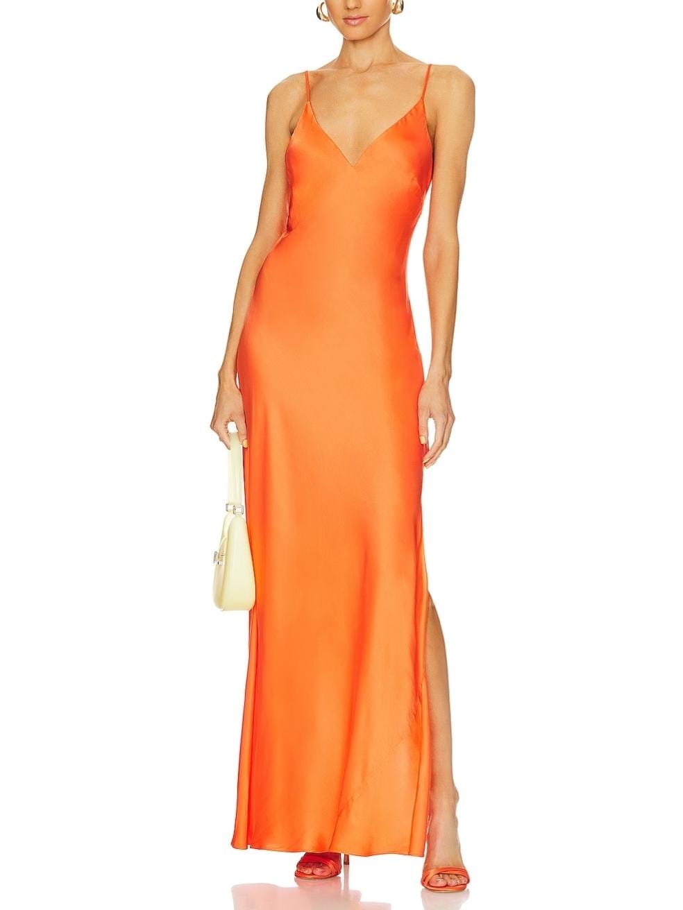 Jet Plunge Neck Gown