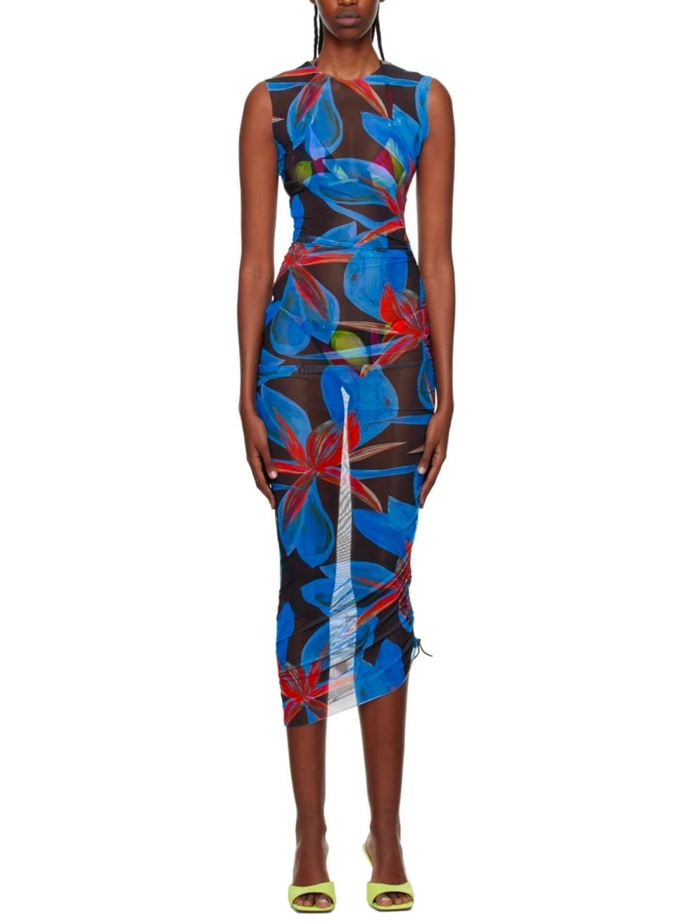 Blue heatwave midi dress