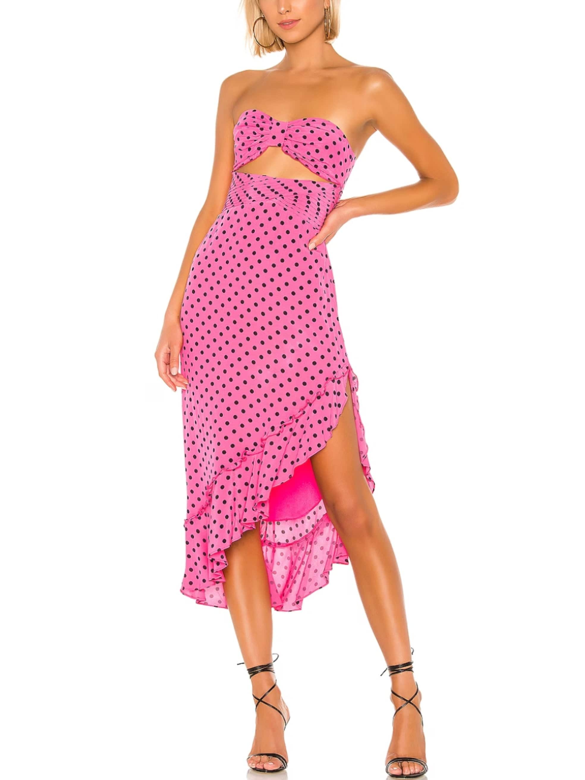 Miranda Dress in Bubblegum Pink