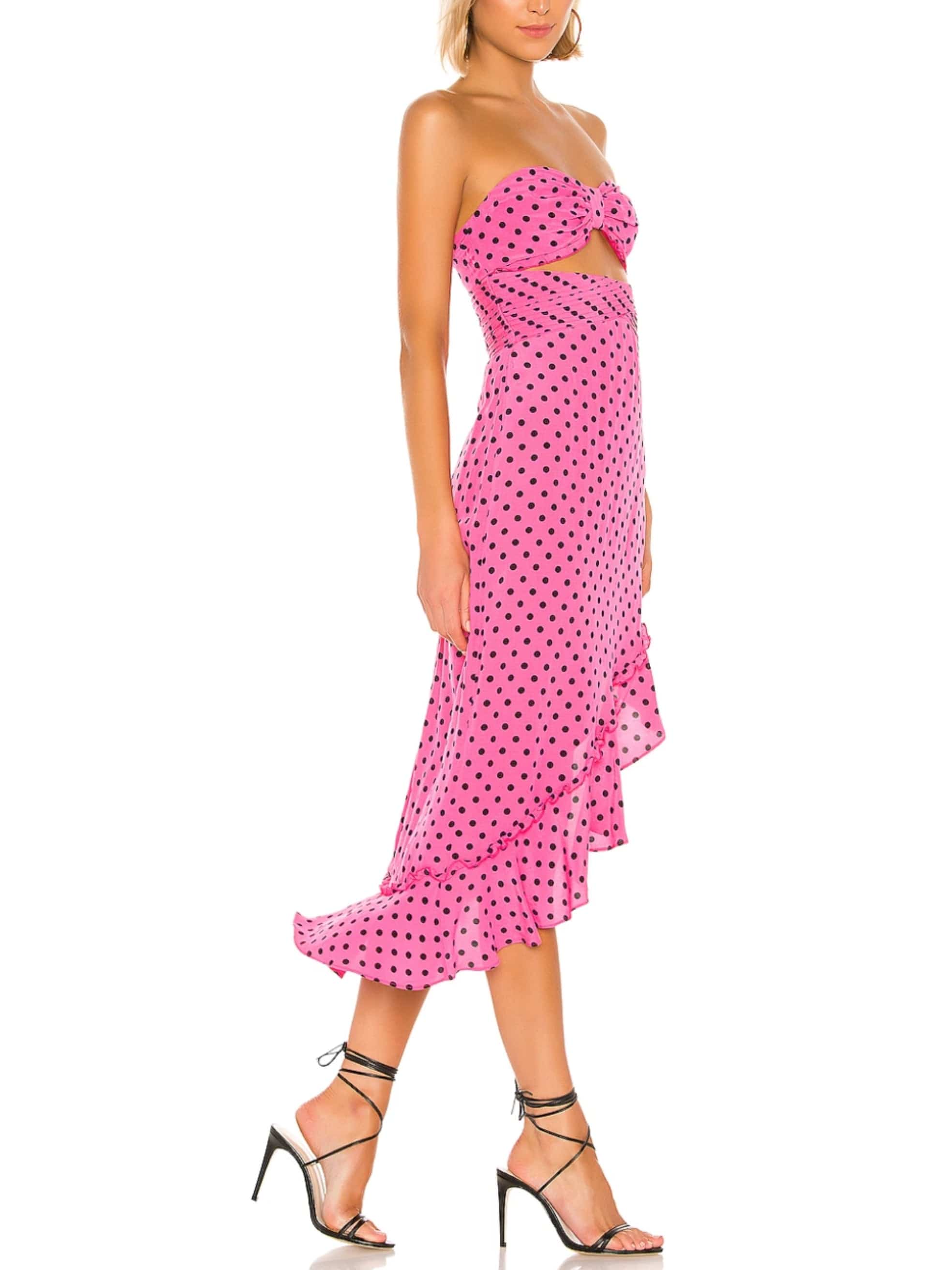 Miranda Dress in Bubblegum Pink