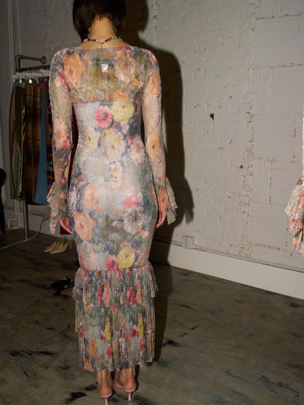 Morticia Dress in Monet