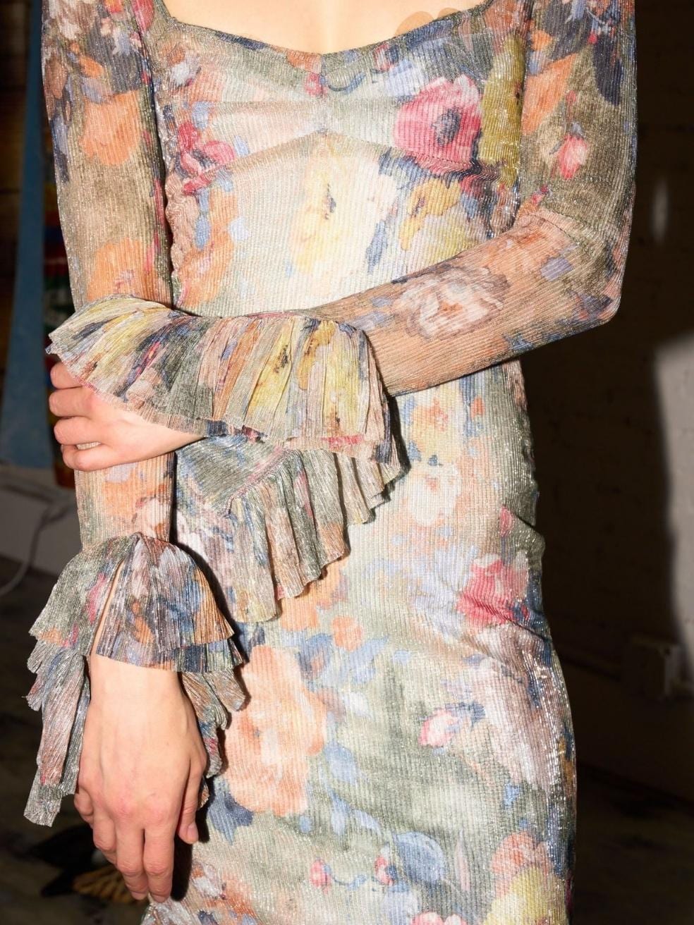 Morticia Dress in Monet