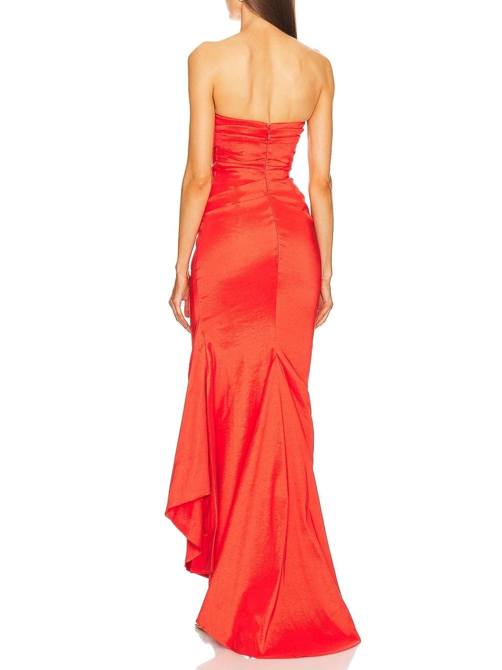 Bette Gown in Red Orange