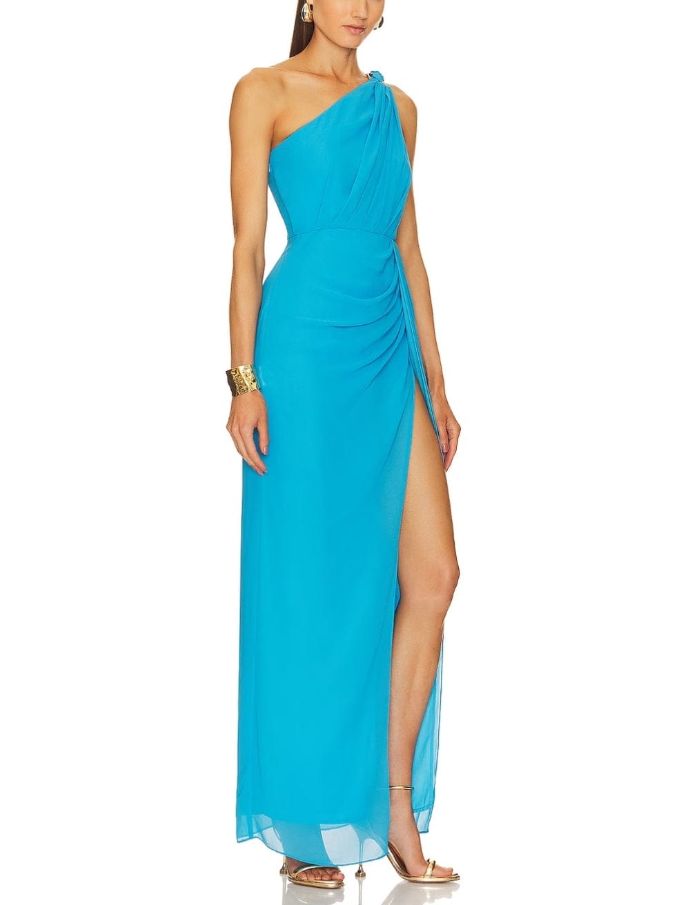 Robert Gown in Bright Blue