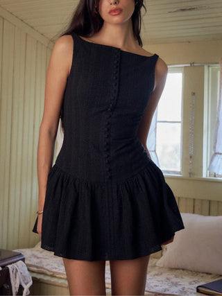 Kissing Booth Dress in Noir