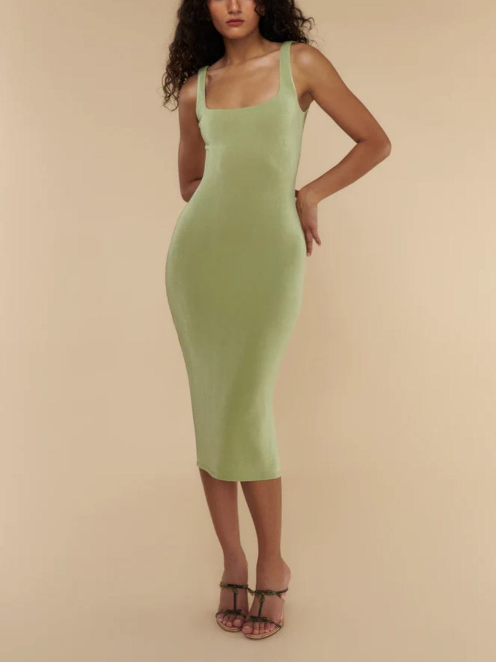 Supermodel Dress in Pistachio