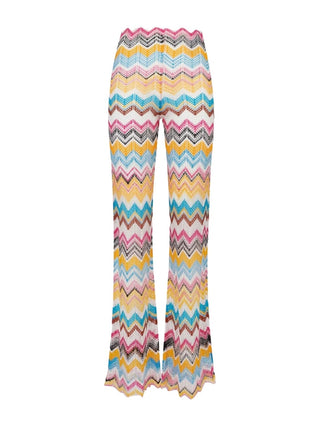 Missoni Knit Zig Zag Pants in Multicolor