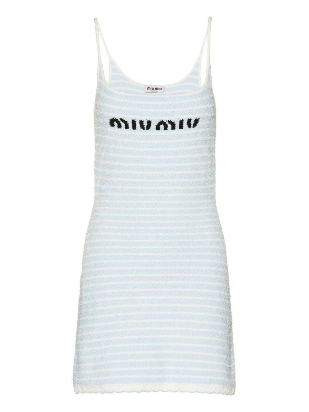 Miu Miu Boucle Stripe Mini Dress