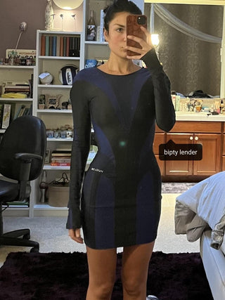Panel Body Shaping Mini Dress
