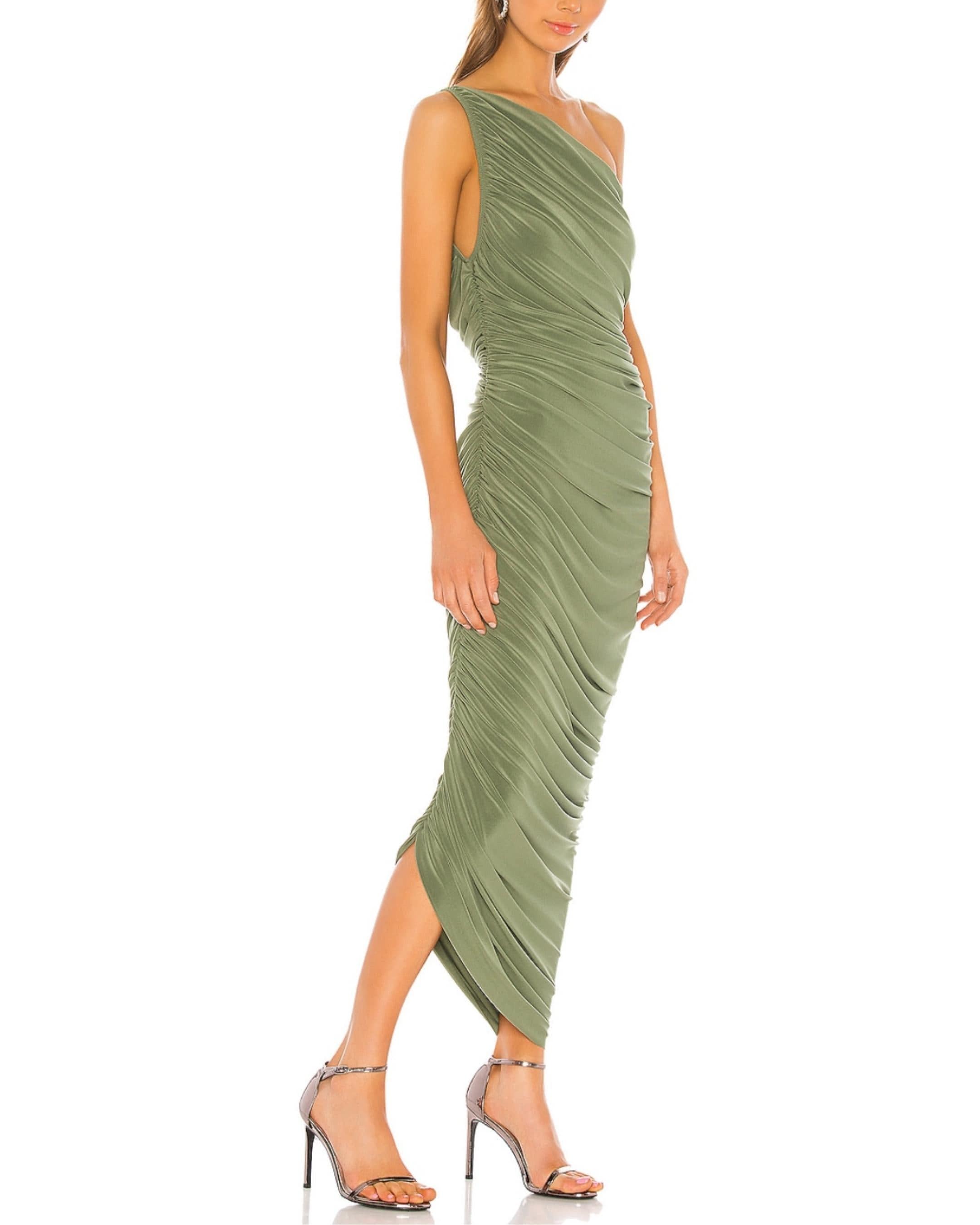 Diana Gown in Celadon Green