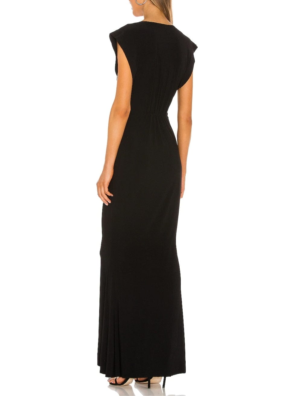 Neck Rectangle Gown