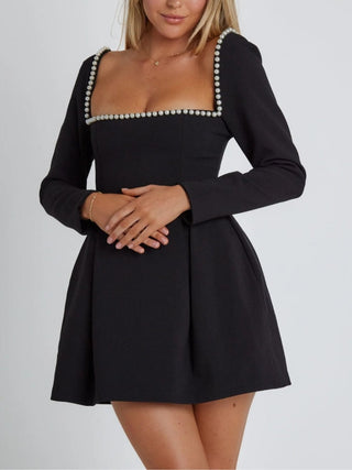 The Ultimate Muse Pearl Dress in Black