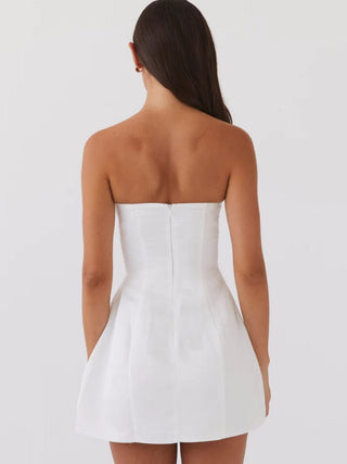The Ultimate Muse Strapless Dress in White