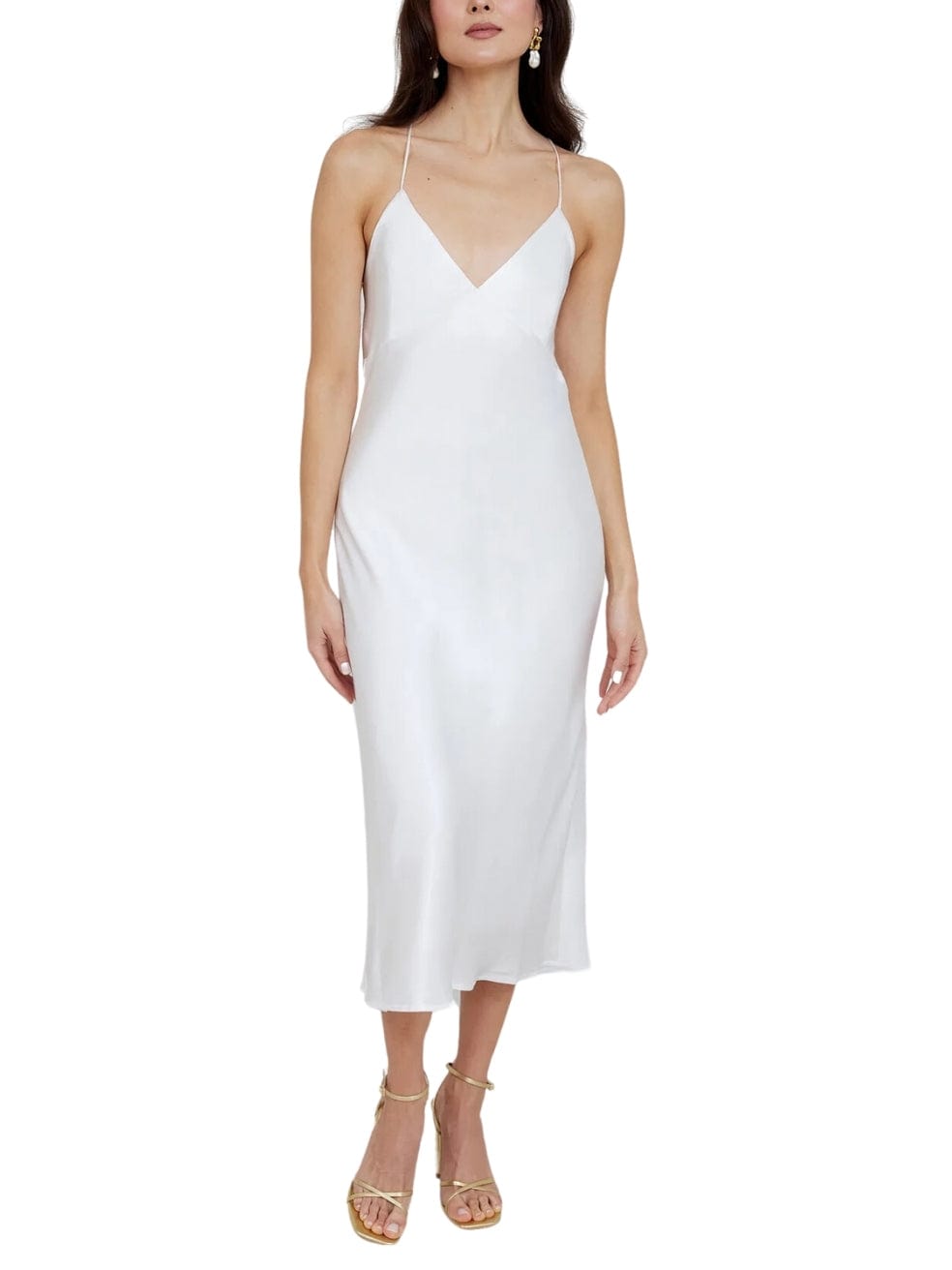 White Off Shoulder Cheesecloth Dress – Ro&Zo