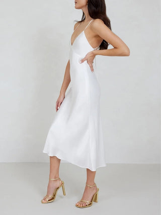Davenport Dress in White