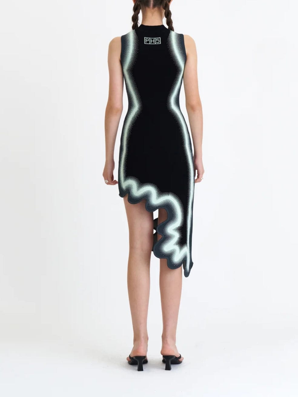 Brooklyn Wavy Asymmetric Dress