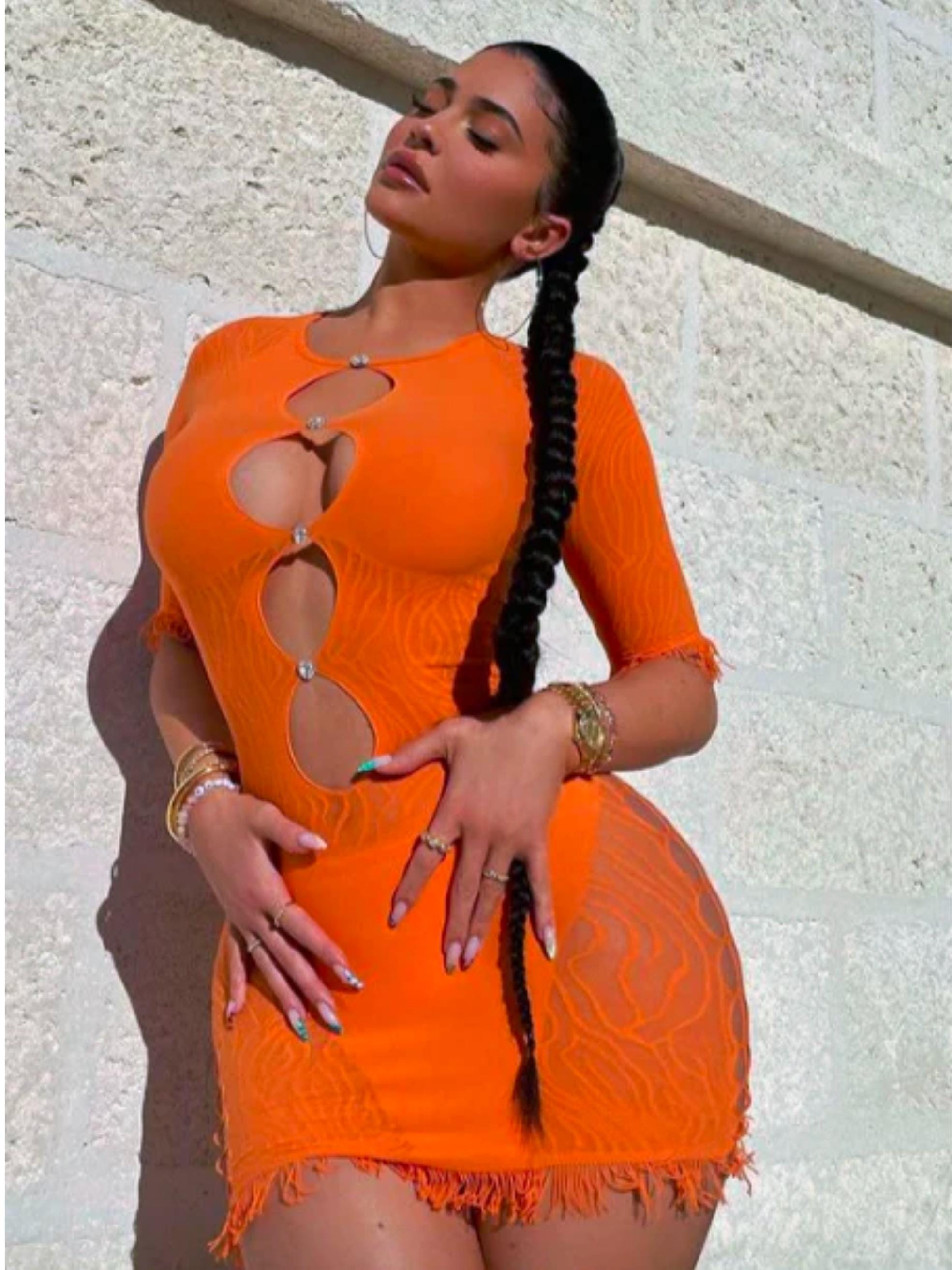 Miranda Dress in Orange