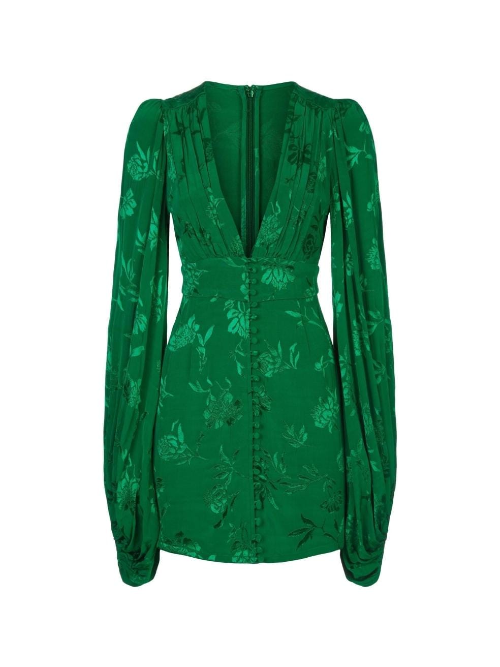 ISABELLA DRESS in emerald green