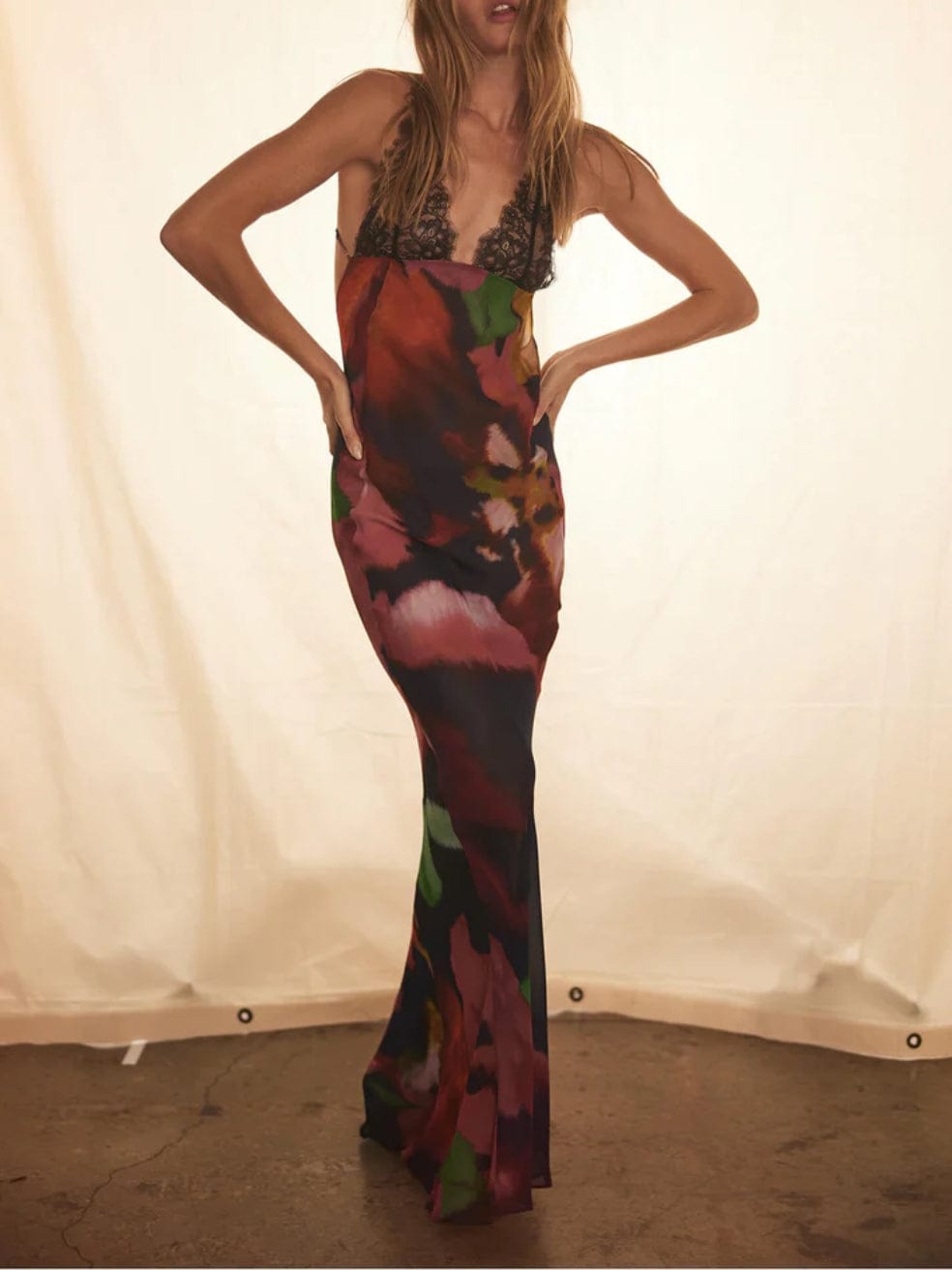 Paola Floral Slip Dress