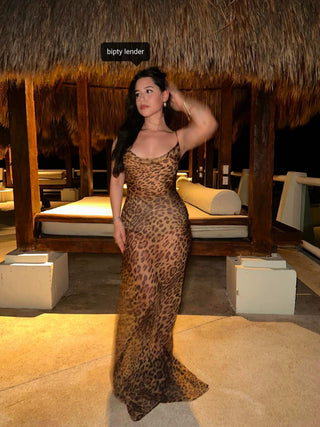 Valentina Dress in Leopard