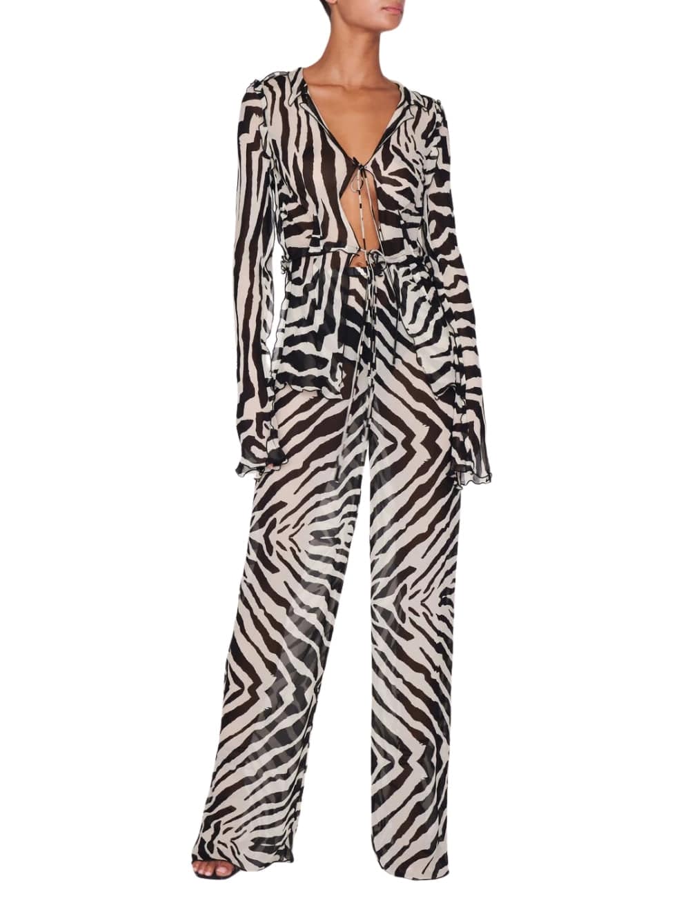 Zebra Print Two Piece Set