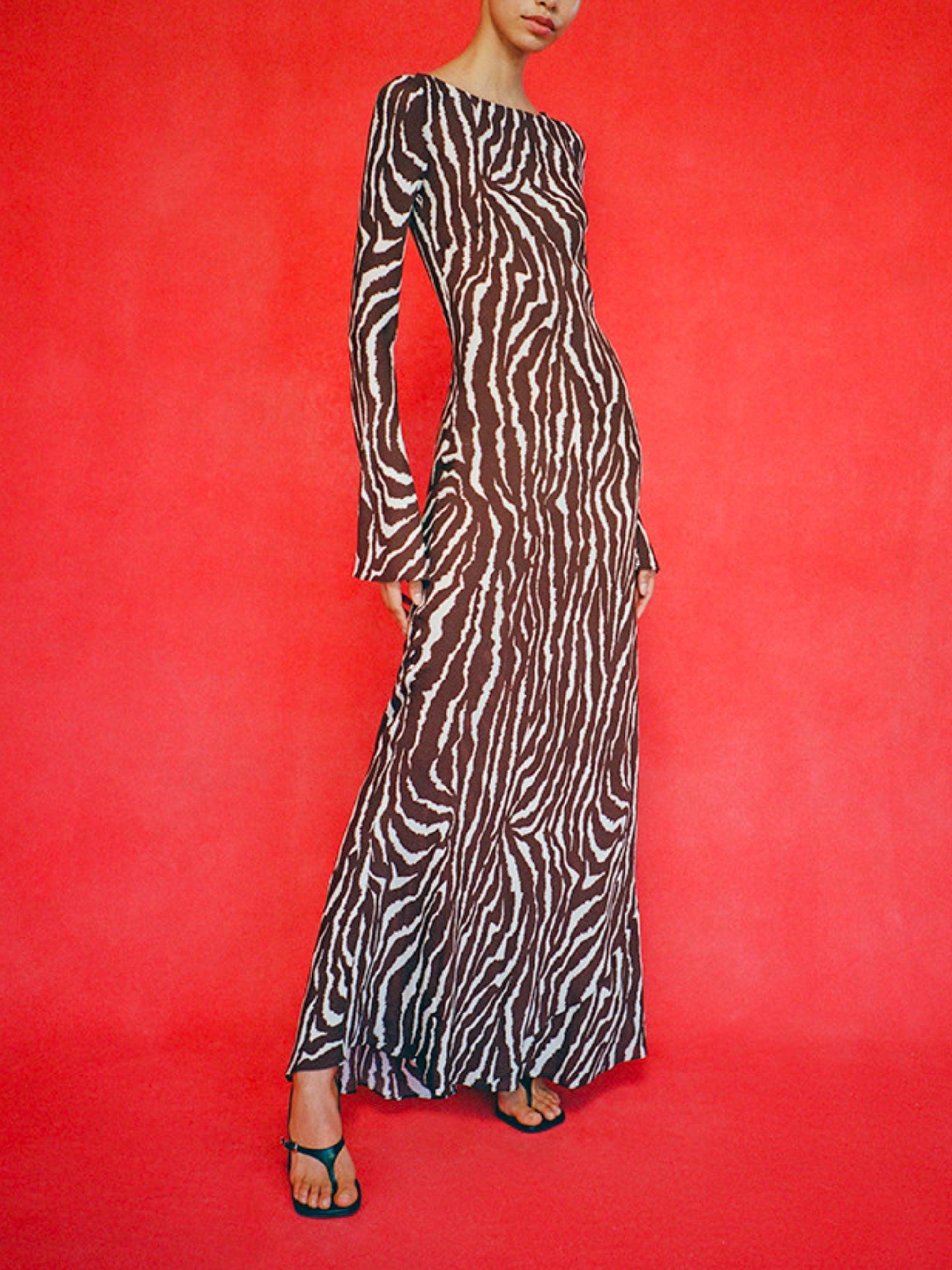 Gia Dress in Animal