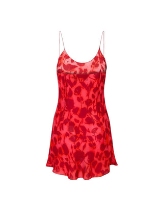 Luz Dress in Havana Red