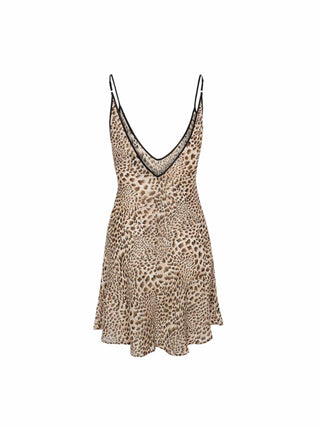 The Syd Leopard Print Mini Dress