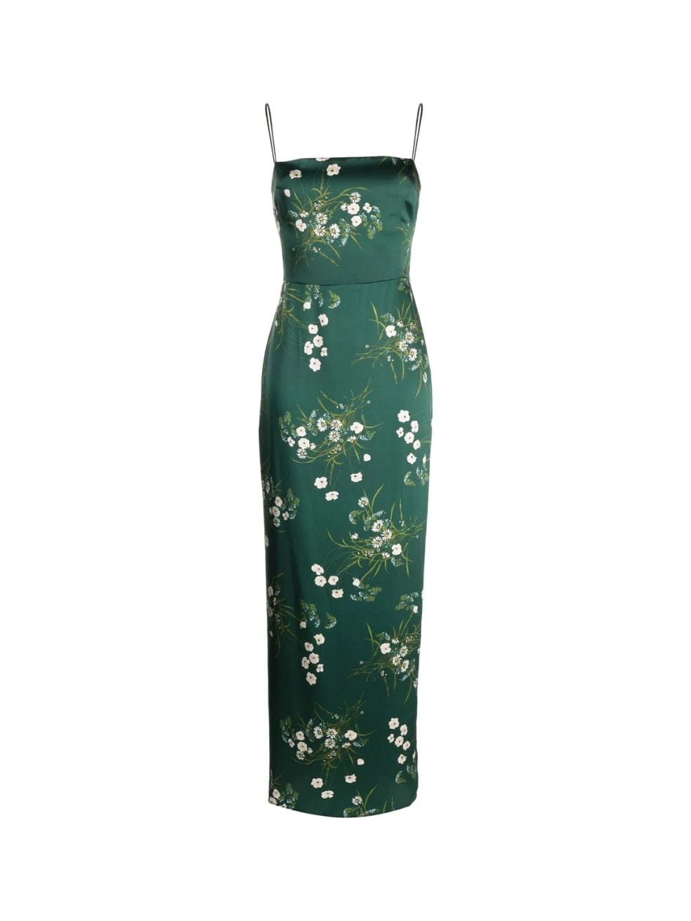 Frankie Silk Dress in Green