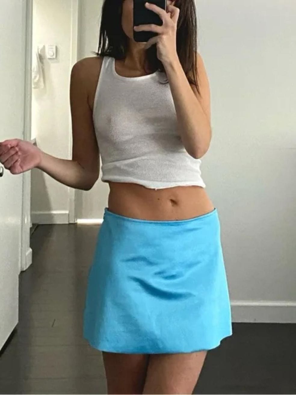 Teeny Skirt in Sky