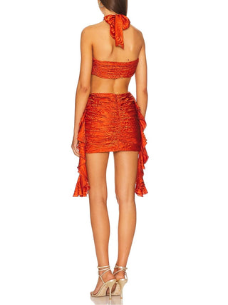 Steph Dress in Orange