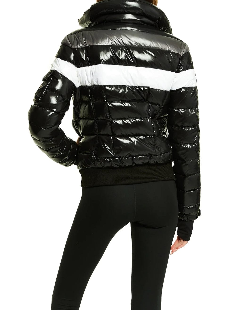 Black Starburst Down Jacket