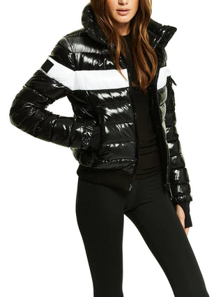 Black Starburst Down Jacket