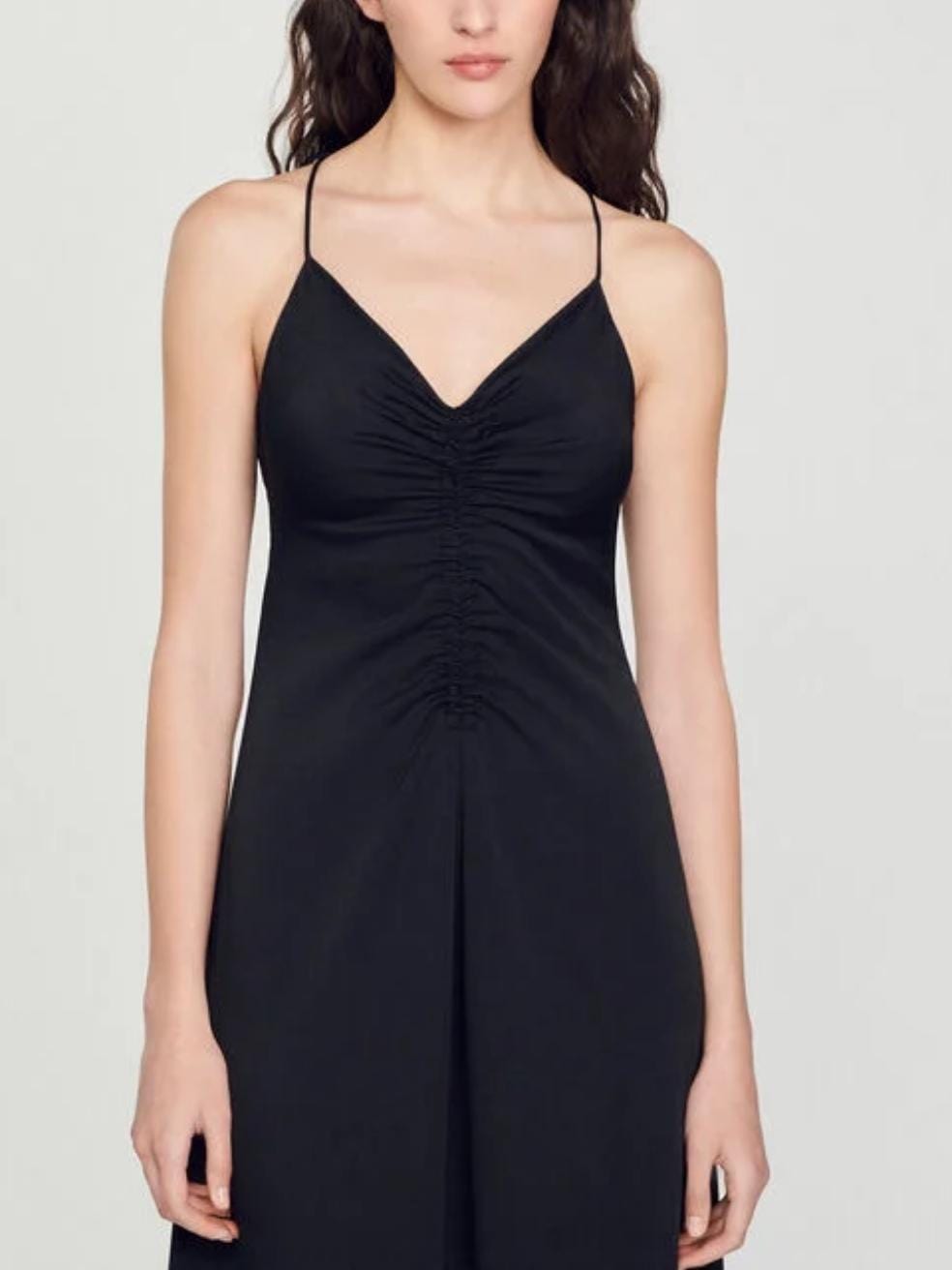 Long Dress with Narrow Straps
