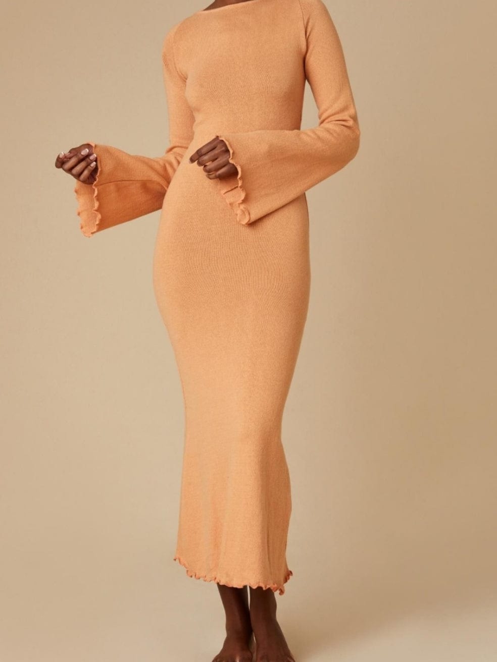 Harmony Dress in Peach