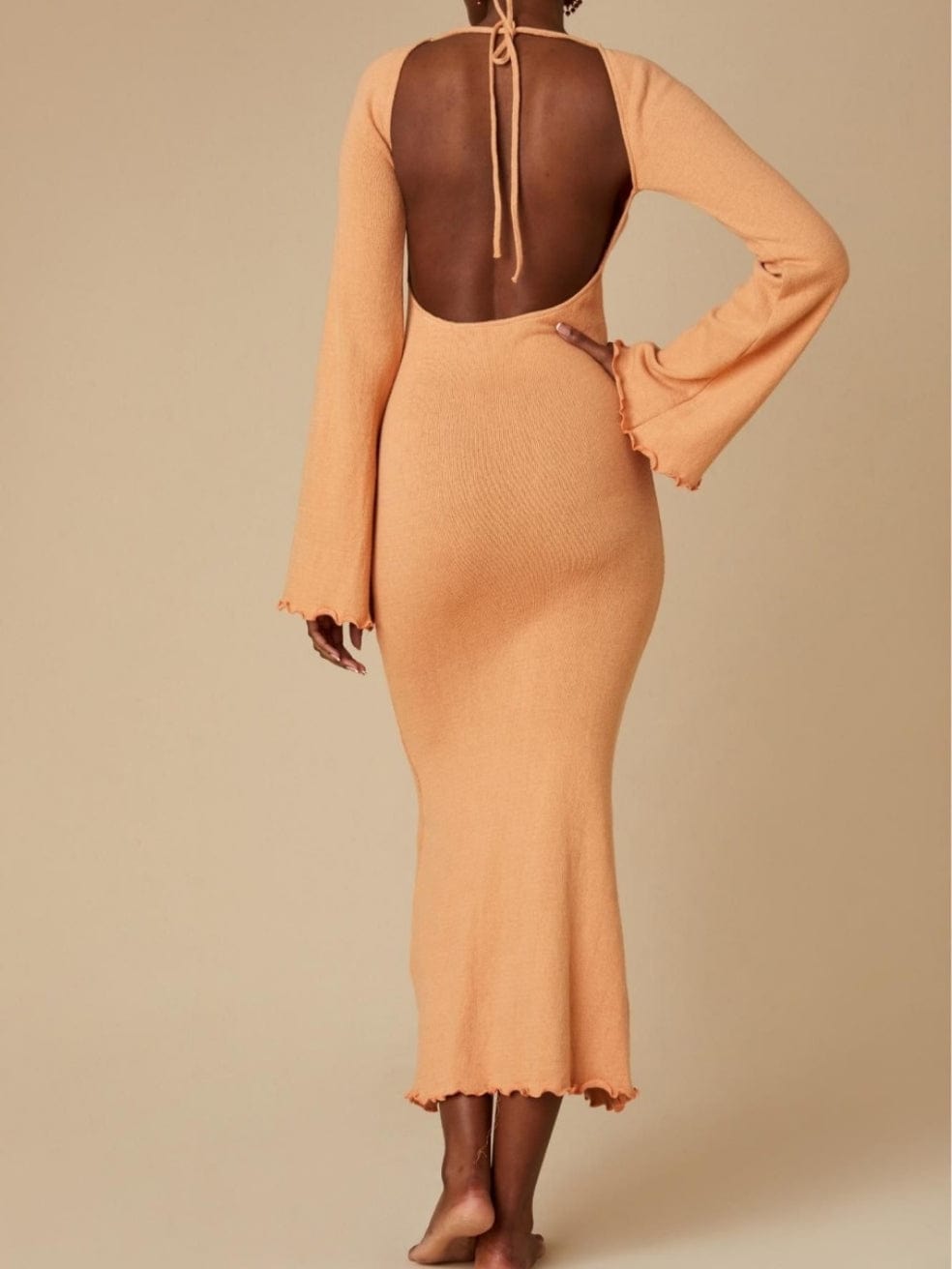 Harmony Dress in Peach