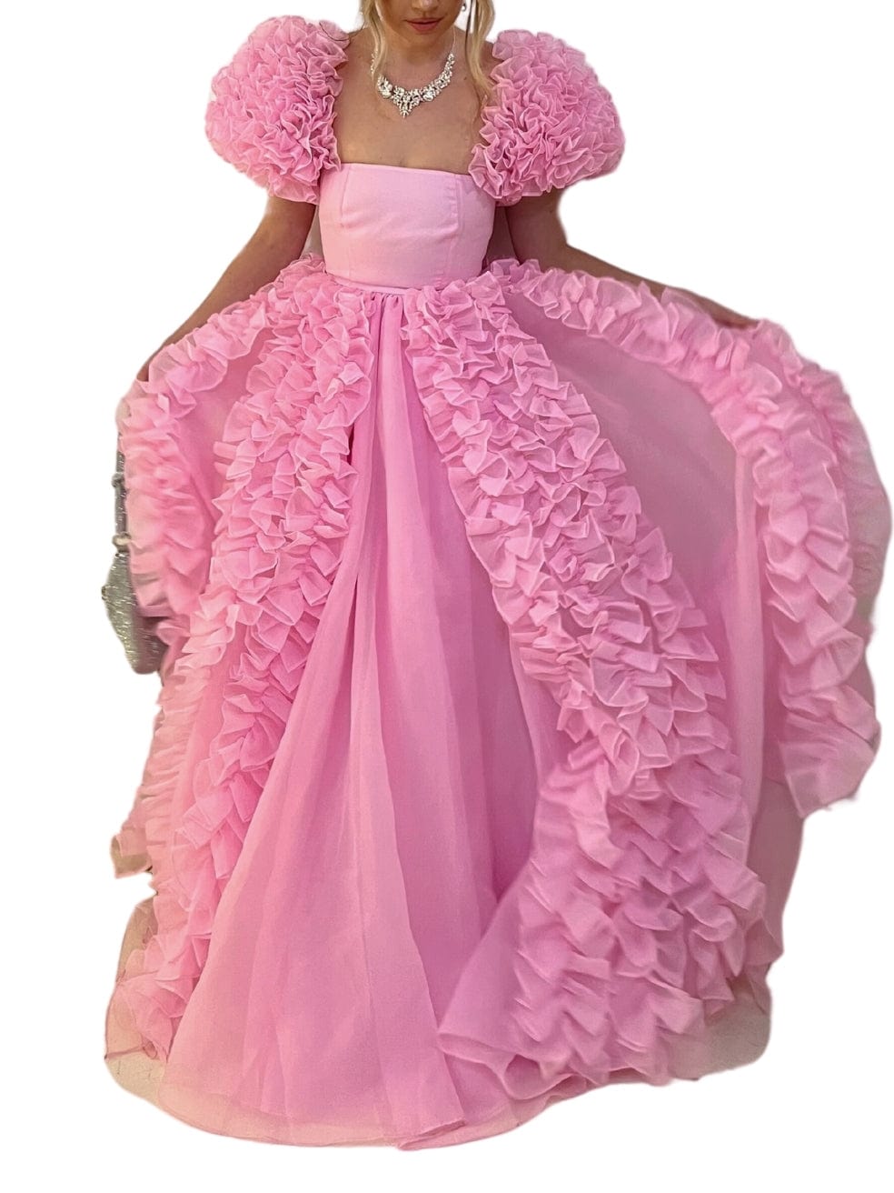 Flower Gown Angel Delight in Pink