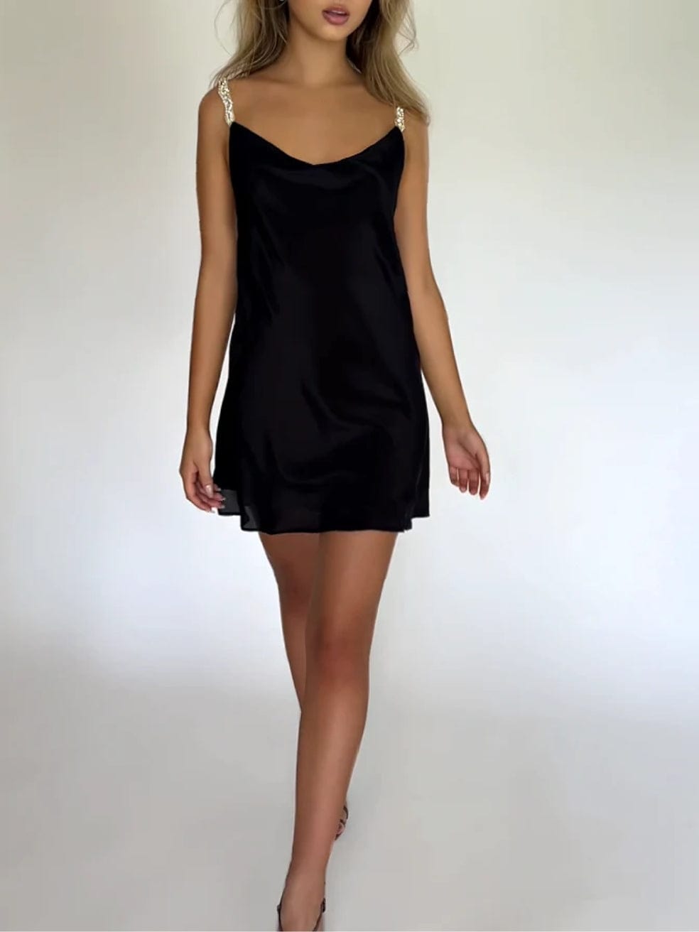 Sofia Mini Dress in Night Nymph Silk