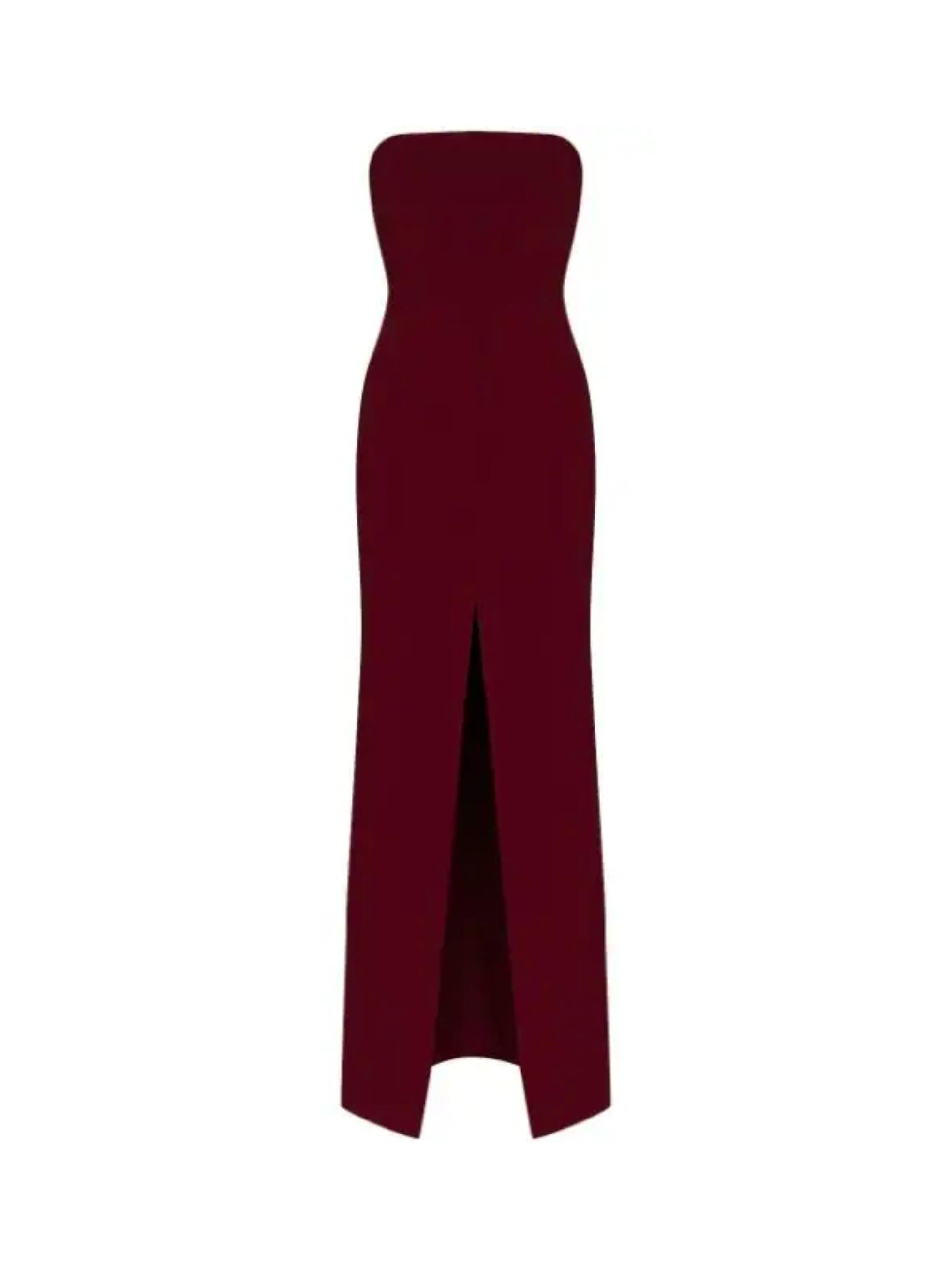 Bysha Maxi Dress in Mulberry