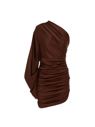 Clara Mini Dress in Mocha